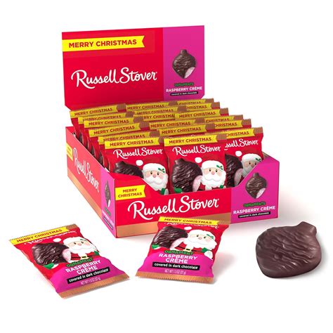 Russell Stover Dark Chocolate Raspberry Creme Christmas