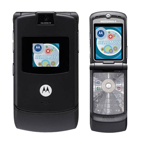 MOTOROLA V3 RAZR MOBILE PHONE FLIP Cellular Phone CAMERA UNLOCKED GSM ...