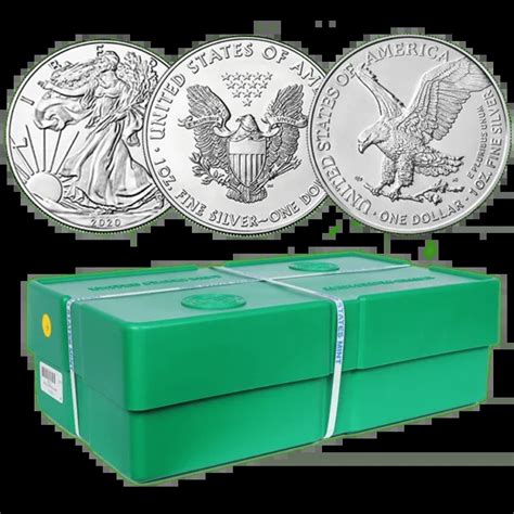 500 oz Sealed Mint Case American Silver Eagle - GoldSilver