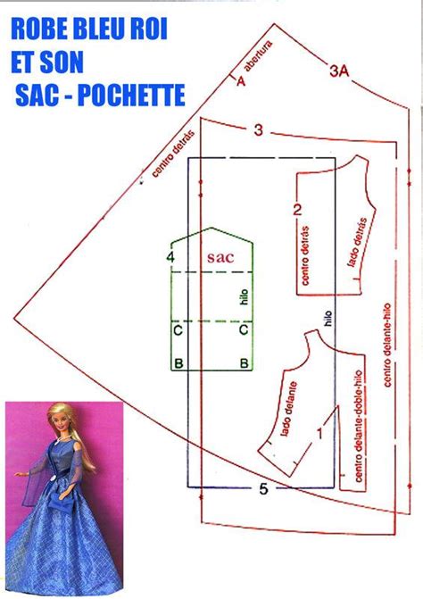 Выкройки одежды для куклы Барби / Это интересно / Все о куклах и ...