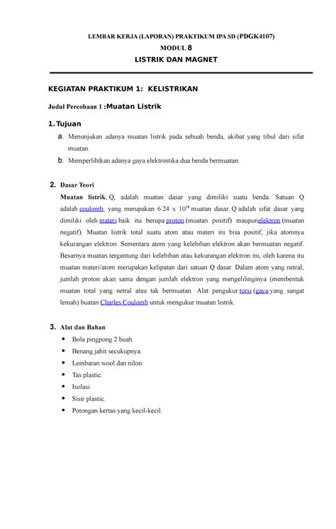 Laporan Praktikum Ipa Modul 6 Gelombang Stasioner Riset