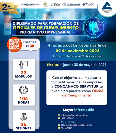 Diplomado Para Formaci N De Oficiales De Cumplimiento Normativo Empresarial