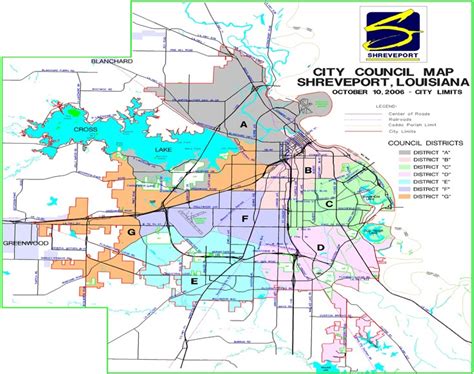 Shreveport, LA - Official Website - City Council Districts