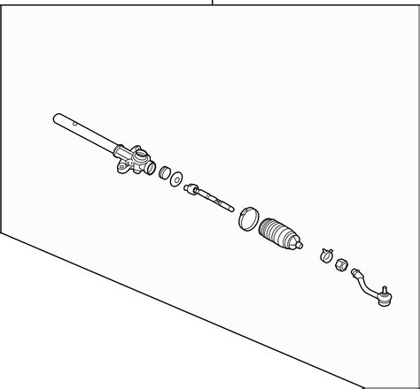 Kia Rio Rack And Pinion Assembly 565001W100 Hyman Bros Kia Parts