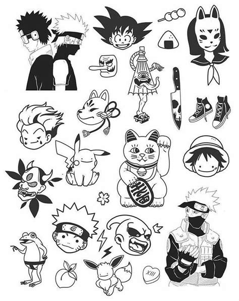 Pin de Nk Oll em D r a w i n g s | Tatuagens de anime, Desenhos ...