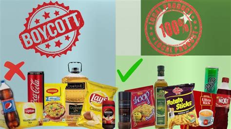 List Of Products To Boycott Vs Pakistani Alternatives Stand With