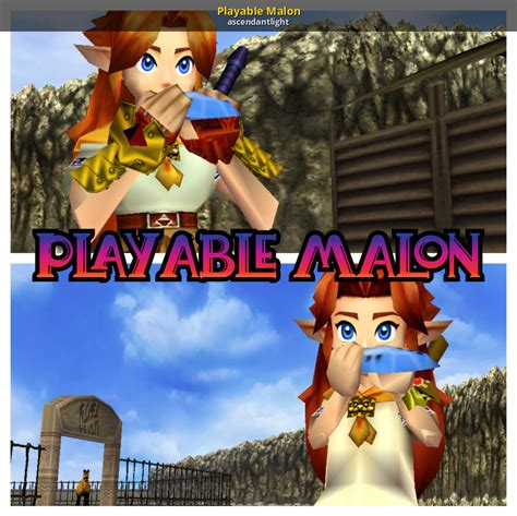 Playable Malon [ship Of Harkinian Ocarina Of Time Pc Port ] [mods]