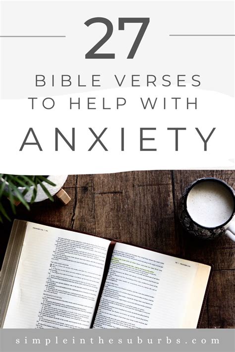 27 Comforting Bible Verses About Stress And Anxiety Artofit