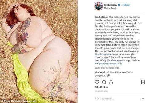 Earlier This Month Tess Holliday S Husband Nick Shared Hot Sex Picture