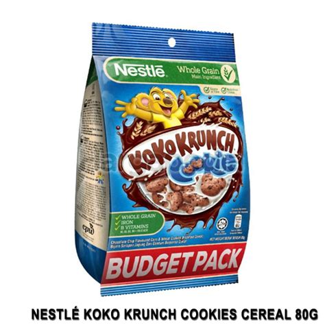 NESTLE Koko Krunch Cookies Breakfast Cereal Budget Pack 80g