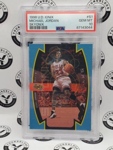 Upper Deck Ud Ionix Skyonix Michael Jordan Psa Gem Mint S