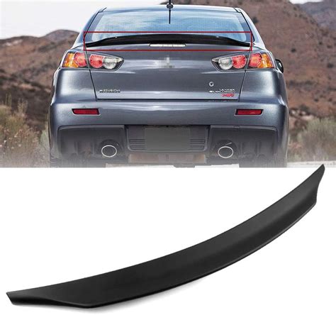 Amazon ECCPP ABS Spoiler Wing Unpainted Rear Trunk Spoiler Wing