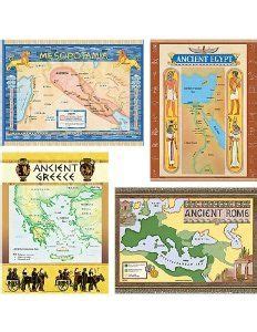 Ancient Civilizations Bulletin Board Set Use These Four Colorful 18 X