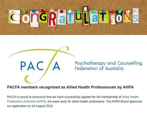 Congratulations Pacfa For Successfully Achieving Full Membership Of