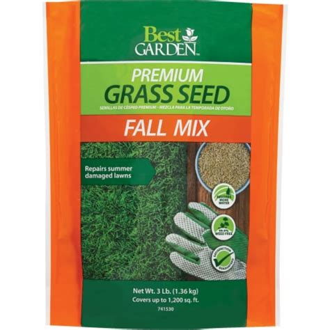 Best Garden 3 Lb 750 Sq Ft Coverage Fall Mix Grass Seed 71102 1 Smith’s Food And Drug