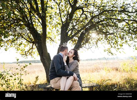 Teenage Couple Kissing Hi Res Stock Photography And Images Alamy