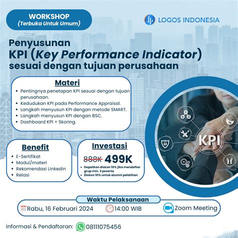 Pelatihan Penyusunan Kpi Key Performance Indicator Dan Strategi Hot