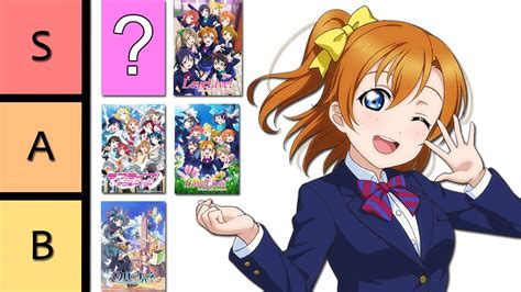 Ranking Every Love Live Anime Youtube