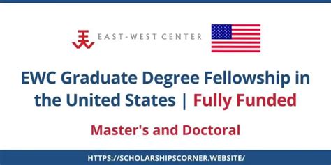 Ewc Graduate Degree Fellowship