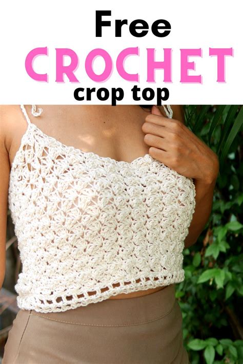 Jasmine Rice Crop Top Free Crochet Patten Crochet Free Crochet Easy