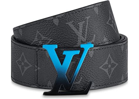 Louis Vuitton Lv Sunset Reversible Belt Monogram 40mm Black In Canvas