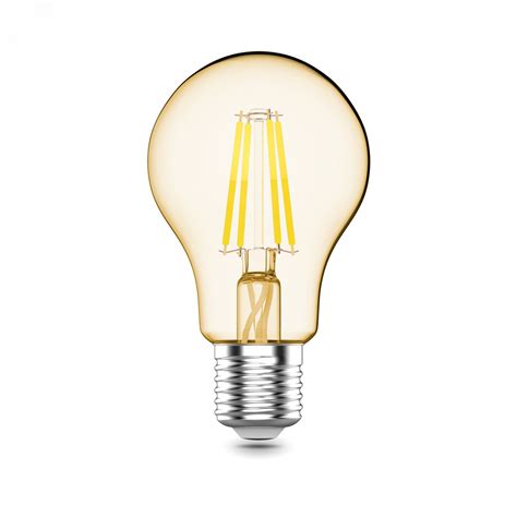 Лампа светодиодная филаментная LED 4.5 Вт 300 лм 2200К AC180-240В E27 ...