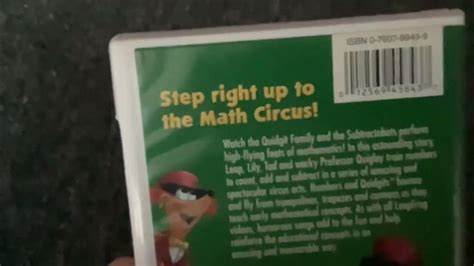 Leapfrog Math Circus 2004 Vhs Review Youtube