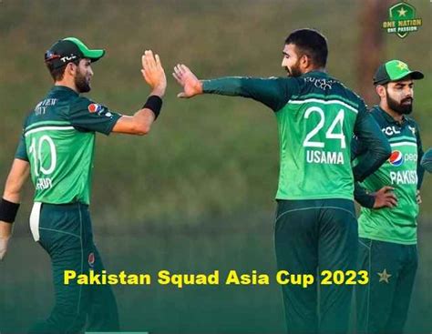 Asia Cup Team Pakistan Players List Full Squad And Their Odi