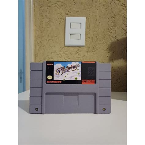 Pilotwings Snes Original Super Nintendo Com Caixa Repro Shopee Brasil