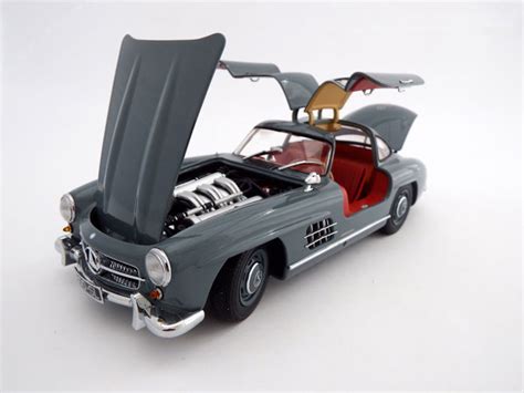 Minichamps Scale Mercedes Benz Sl Gullwing Grey