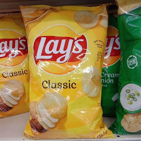 Jual Lays Classic Potato Chips 184gr Shopee Indonesia