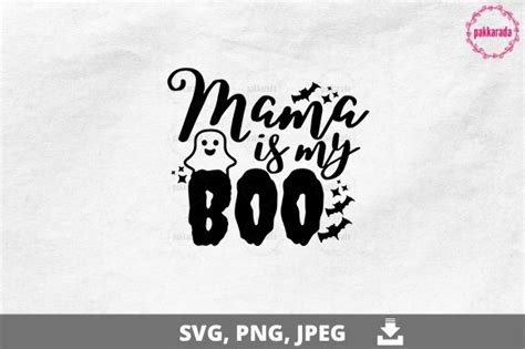 Halloween SVG Mama Is My Boo SVG Graphic By Pakkarada Creative Fabrica