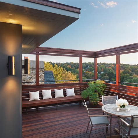 Rooftop Oasis Contemporary Balcony Boston By Flavin Architects