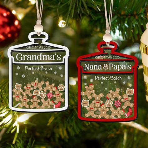 Personalized Grandma Christmas Ornament - Sweetteeus