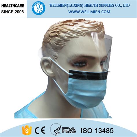 Surgical Mask With Fog Free Foam And Antiglare Eyeshield China