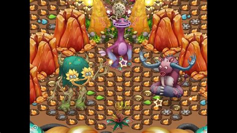 My Singing Monsters Amber Island Thrumble Flum Ox Gnarls Trio