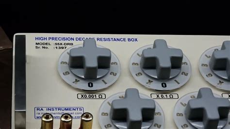 001 High Precision Decade Resistance Box 0001ohm To 10 Tera Ohm At