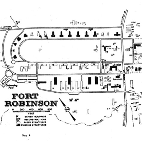 Map Of Fort Robinson State Park - Printable Map