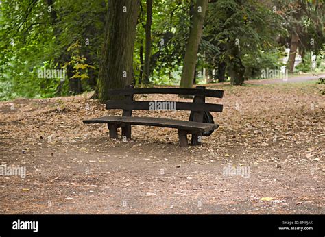 Old Park Bench Stock Photo Alamy