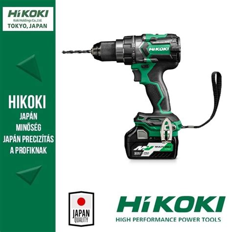 Hitachi HiKOKI DS18DC WRZ Akkus fúró csavarozó MULTI Volt akkuval 36V