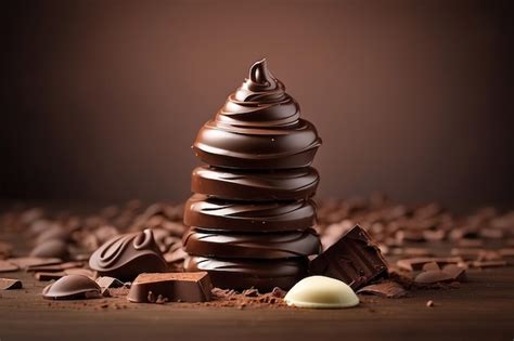 Premium Photo | Indulge in Chocolate World Chocolate Day Background