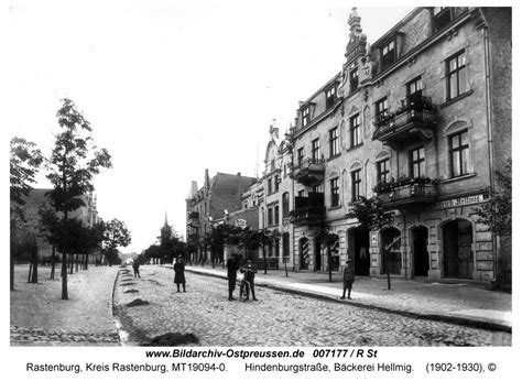 Archiwum Zdj Prusy Wschodnie Rastenburg Hindenburgstra E