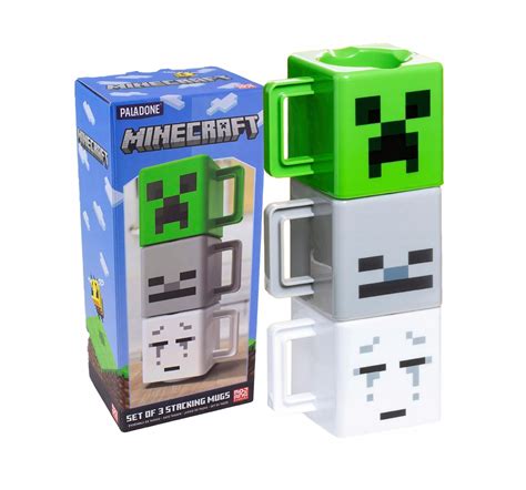 Kubek kubki Minecraft wieża zestaw 3 sztuki 250 ml 14742689634 Sklepy