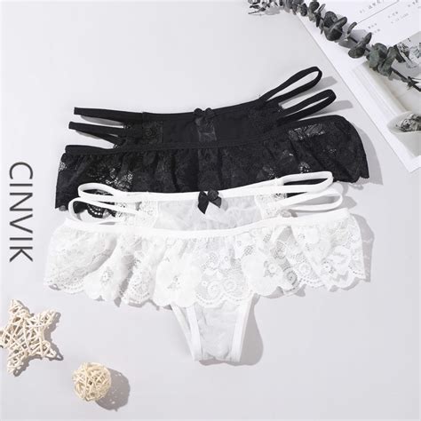 Cinvik Panties Ladies Pure Cotton Crotch Summer Thin Gauze Temptation