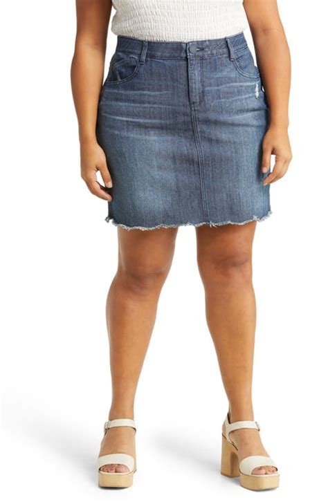 Womens Denim Plus Size Skirts Nordstrom