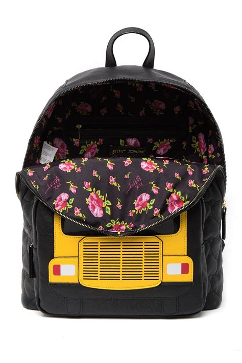 Betsey Johnson Wheels On The Bus Backpack In Black Lyst