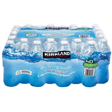 Kirkland Signature Purified Drinking Water 16 9 Ounce 40