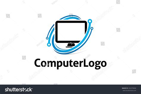 Computer Logo Stock Vector 432379006 Shutterstock