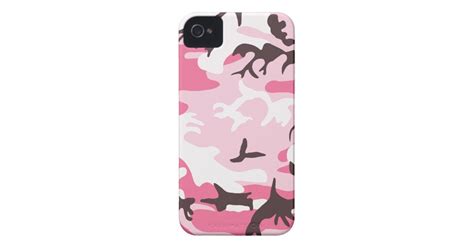 Pink Camouflage Iphone 4 Case Zazzle