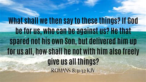 Romans 831 32 Kjv